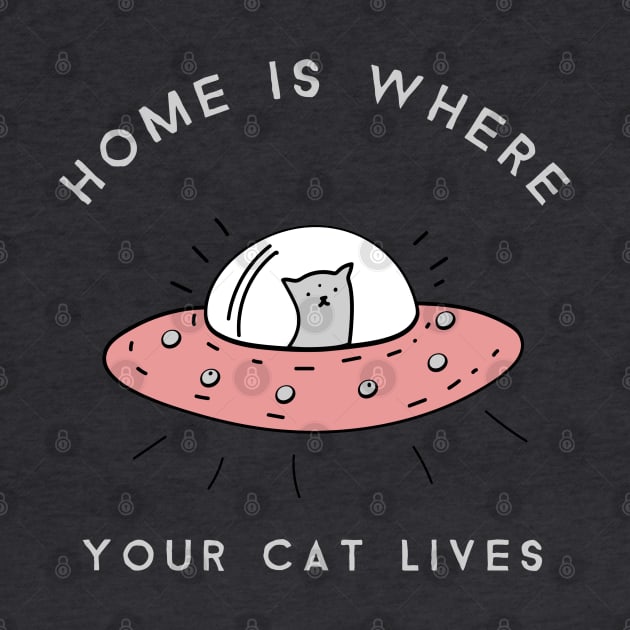 Home is where your cat lives by ArtsyStone